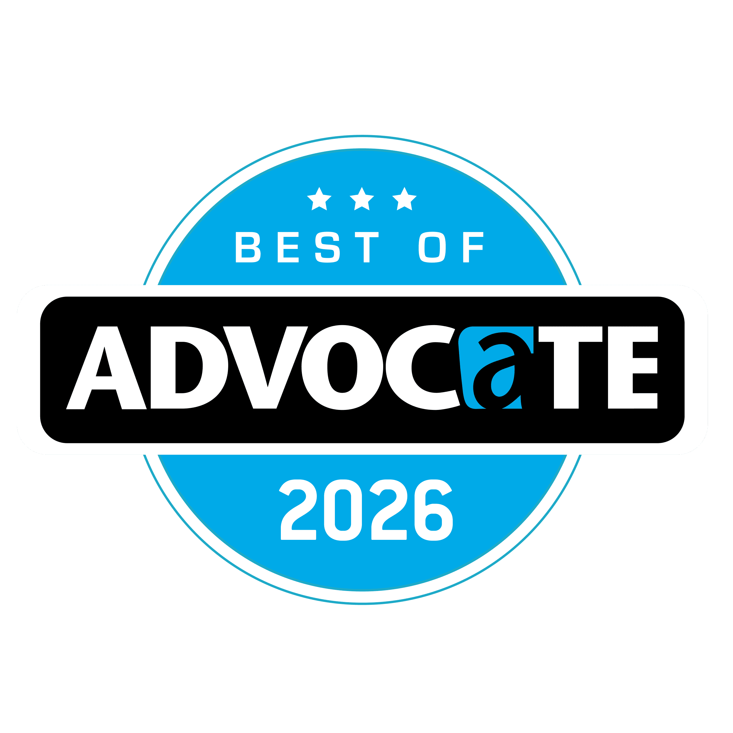 Best of Advocate Logo 2026